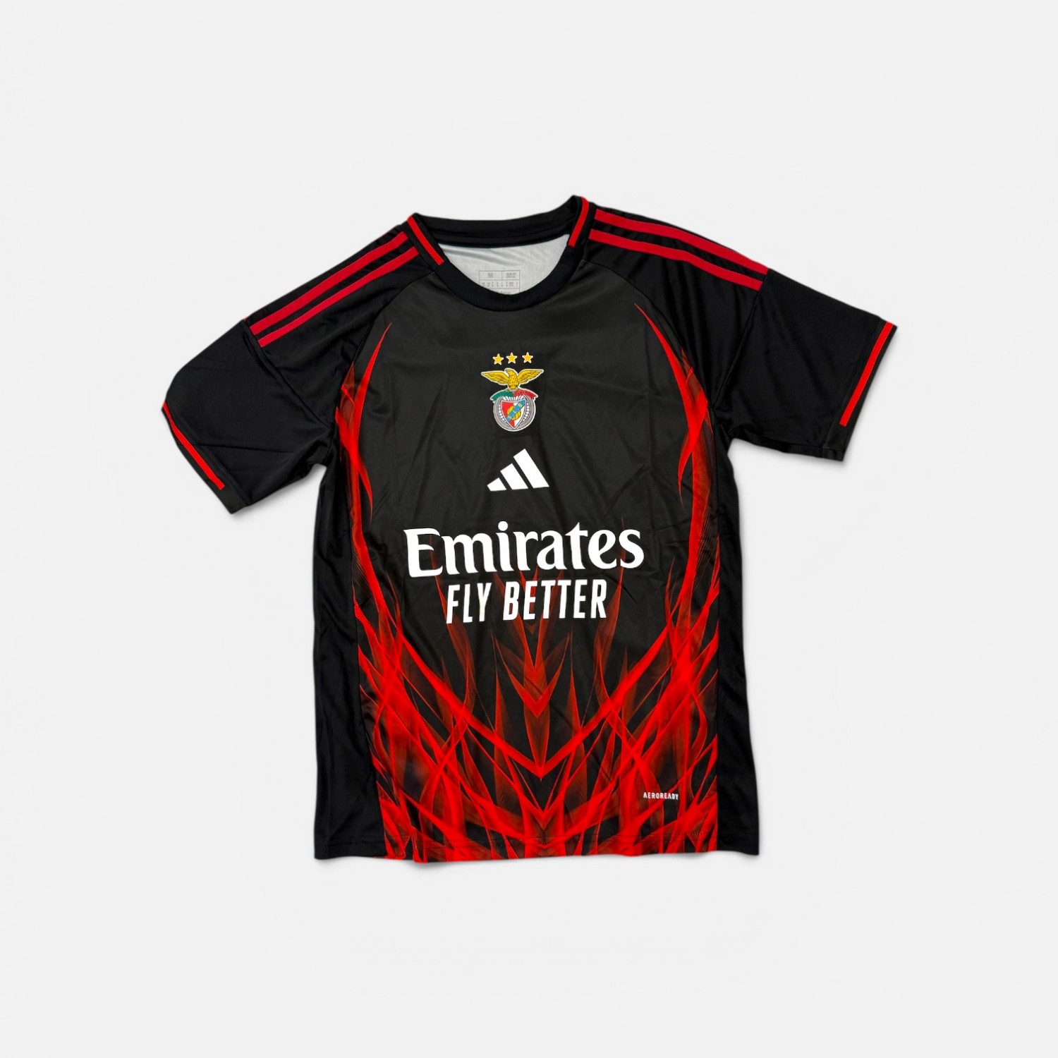 BENFICA ADIDAS EMIRATES FLY BETTER FOOTBALL JERSEY M
